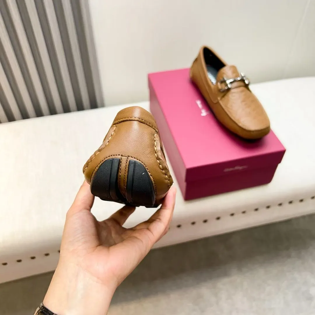 Men's men's shoes 💰620 Ferragamo new high-end quality 🔥 imported cowhide ➕ cowhide lining size 38-45